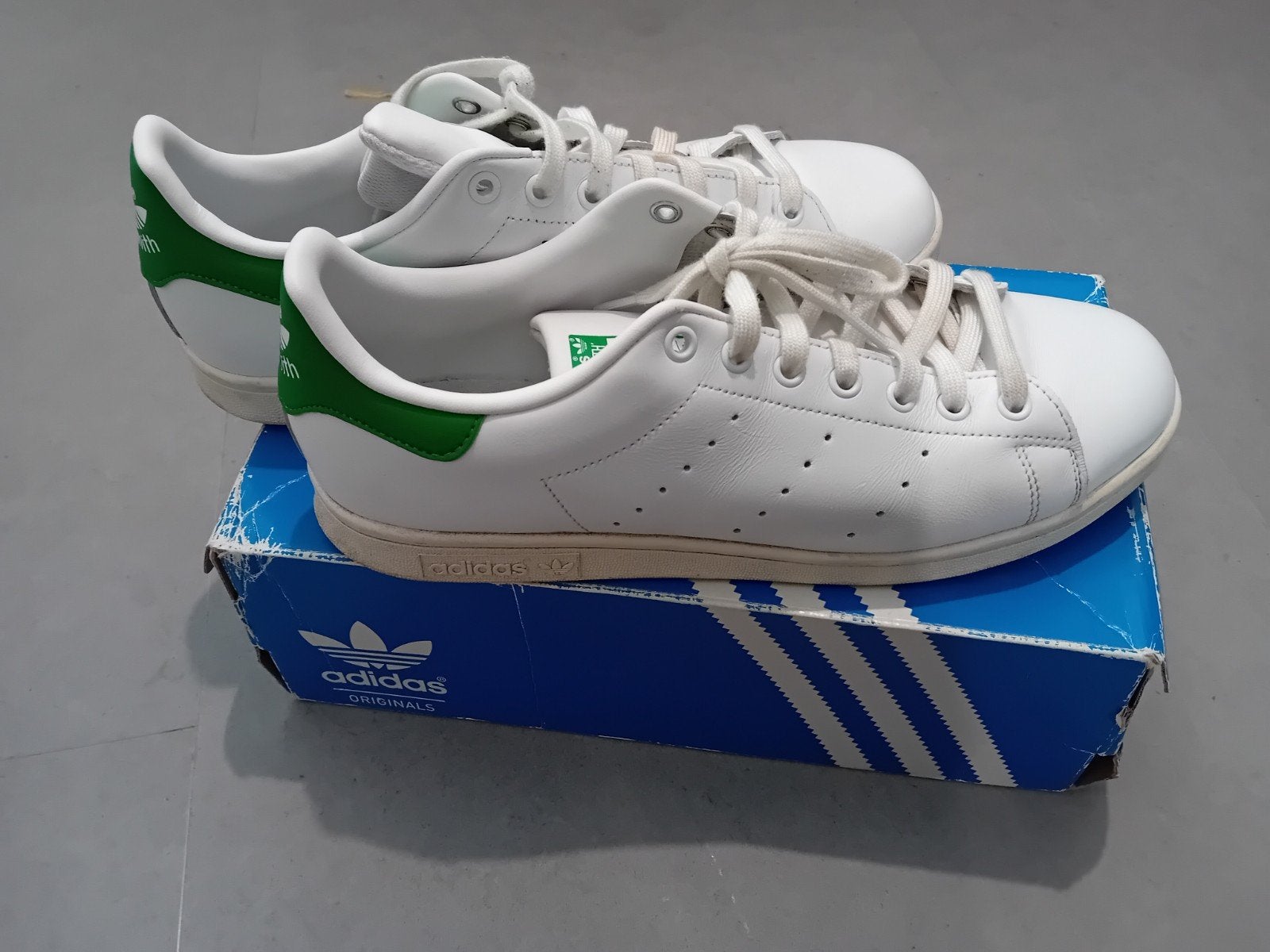 Adidas Stan Smith sneakers wit/groen, Kleding | Heren, Schoenen, Wit, Ophalen of Verzenden, Adidas, Gedragen
