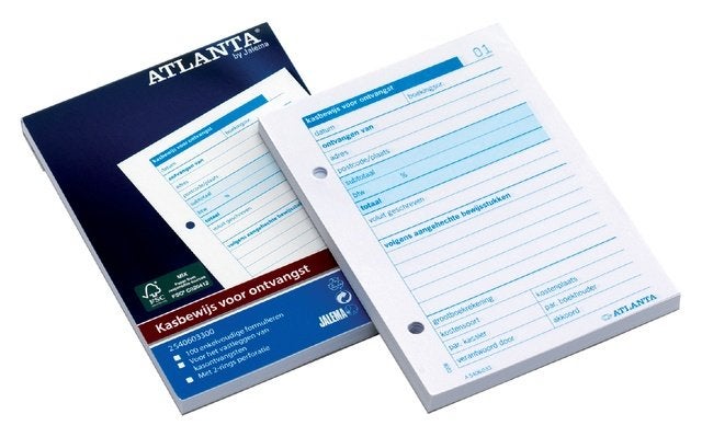 Kasbewijs voor ontvangst van Atlanta, Ophalen of Verzenden, Nieuw