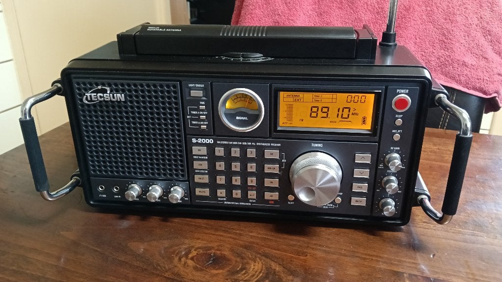 Tecsun S-2000 wereldontvanger, Telecommunicatie, Ophalen of Verzenden, Zo goed als nieuw, Ontvanger