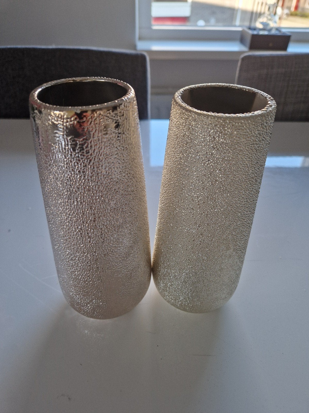Rose gold / Rose gouden vaasjes, Ophalen, Zo goed als nieuw, Overige kleuren, Overige materialen