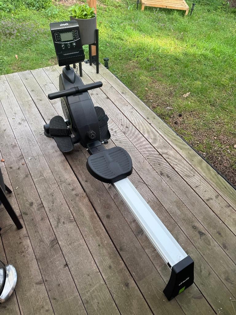 Virtufit opvouwbaar roeiapparaat, Sport en Fitness, Fitnessapparatuur, Ophalen, Buik, Aluminium, Zo goed als nieuw