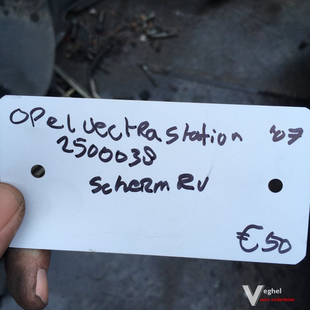 Opel Vectra C station 2007 Wagennr 2500038   Voorscherm Rech, Gebruikt, -, -, Ophalen of Verzenden
