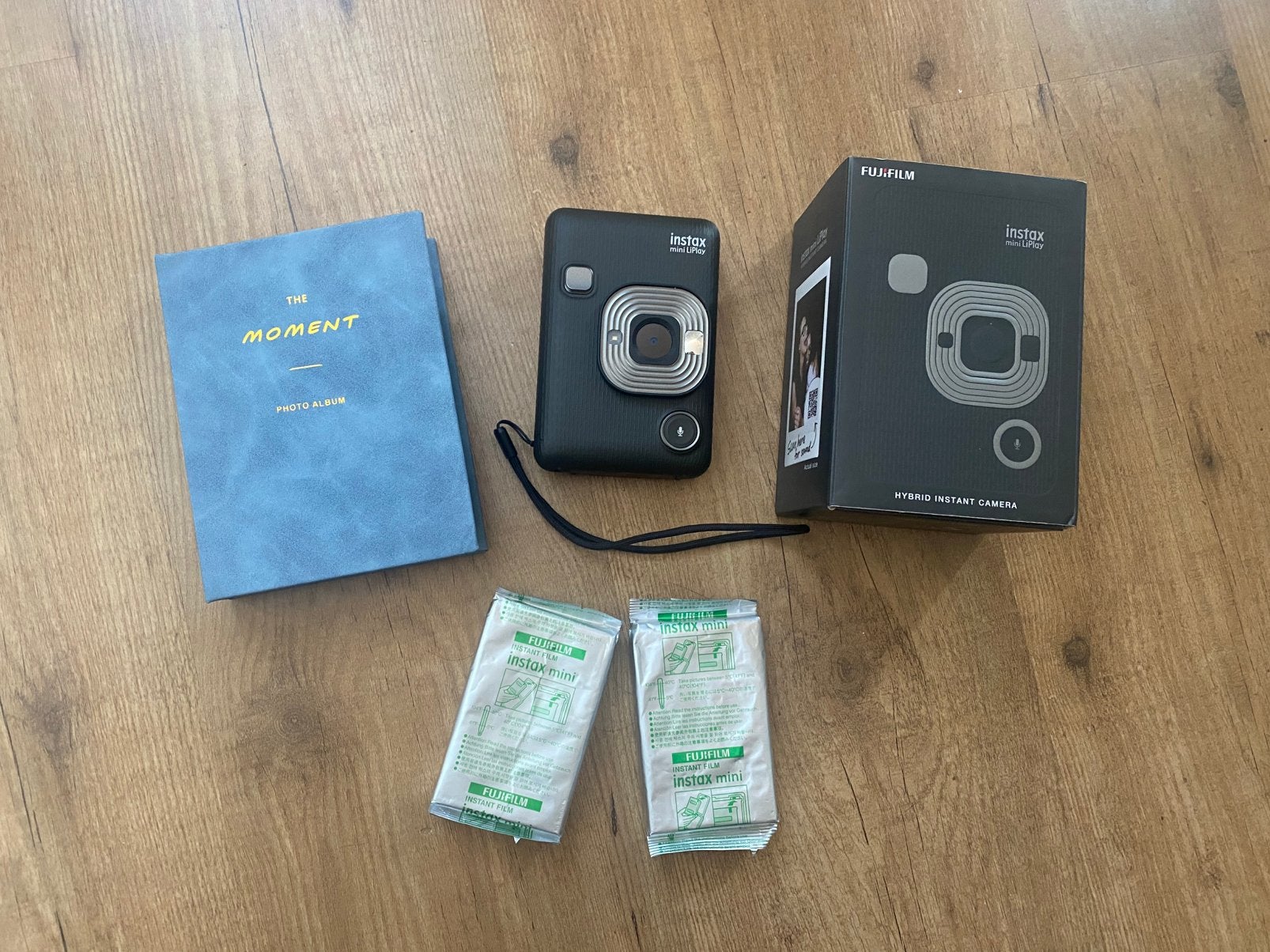 Camera+26 films FujiFilm Instax Mini LiPlay instant compact, Audio, Tv en Foto, Fotocamera's Digitaal, Geheugenkaart, Instant camera