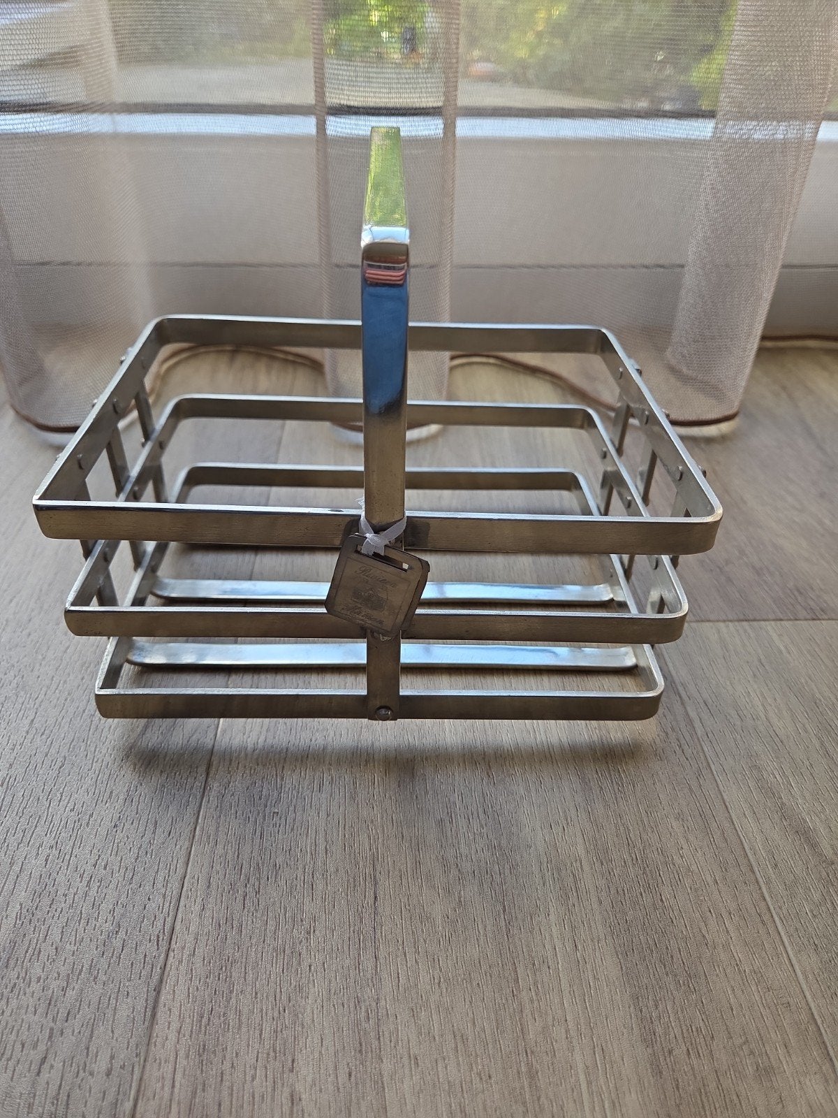 Metalen mandje van Riviera Maison, Huis en Inrichting, Ophalen of Verzenden, Gebruikt, Landelijk, Metaal