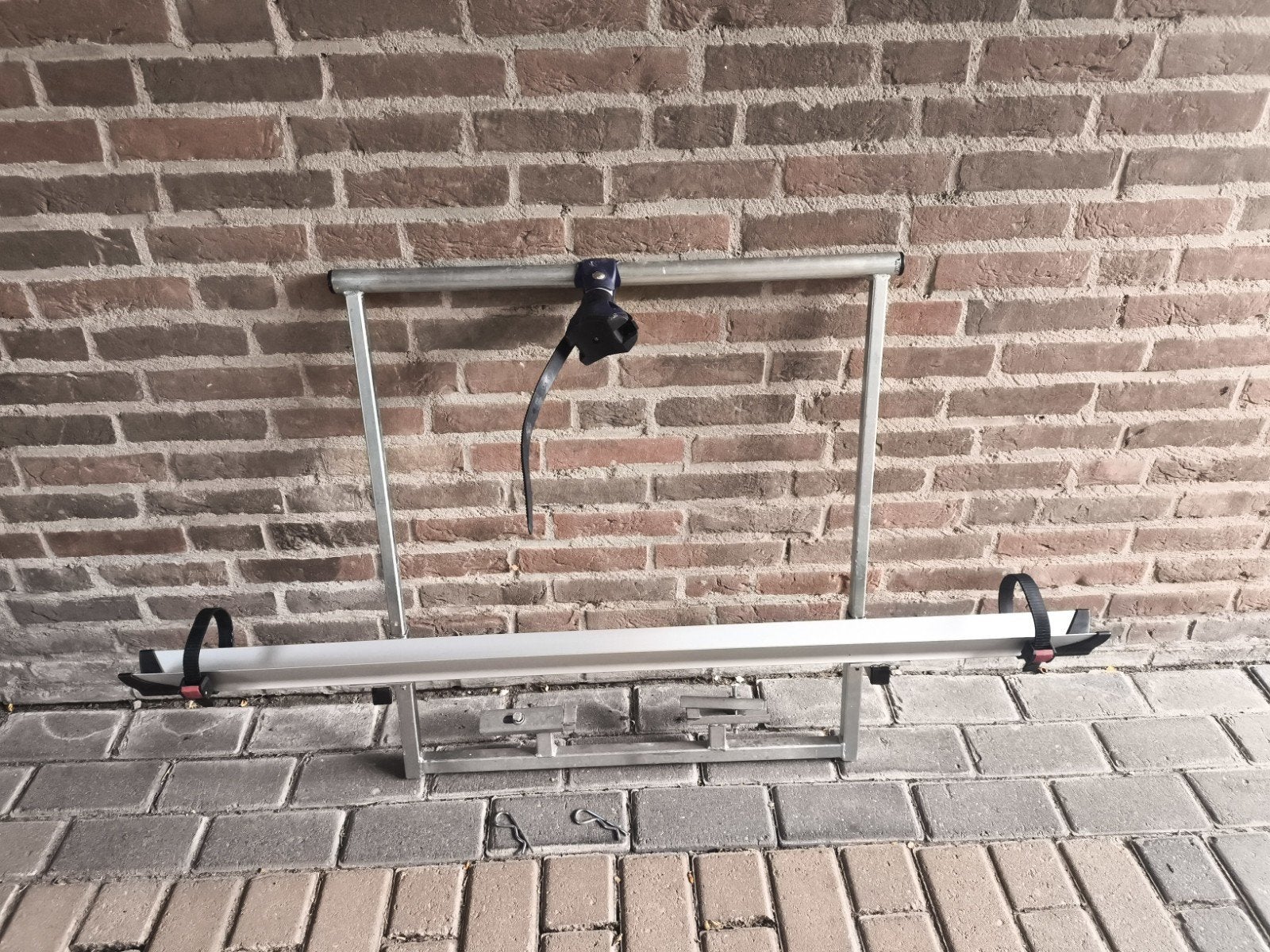 Fietsendrager voor op de dissel van de caravan, Ophalen, 2 fietsen, Gebruikt, Trekhaakdrager