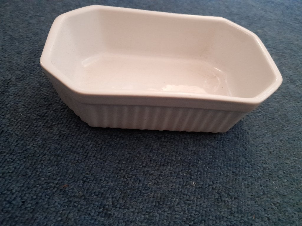 WITTE OVEN SCHAAL 18 X 11 X 5 cm, Ophalen of Verzenden, Zo goed als nieuw
