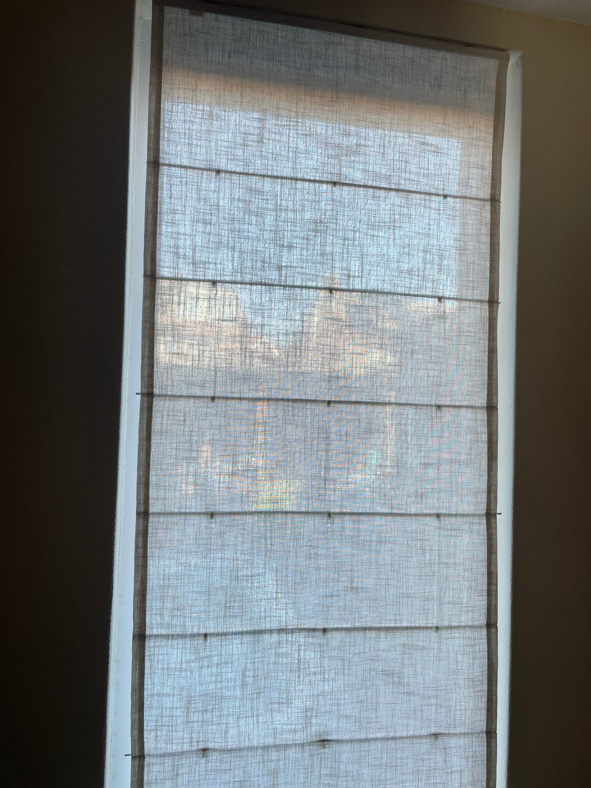 Zandkleurig Vouwgordijn - Lichtdoorlatend (80x180 cm), Ophalen, Overige materialen, Overige merken, 180 cm