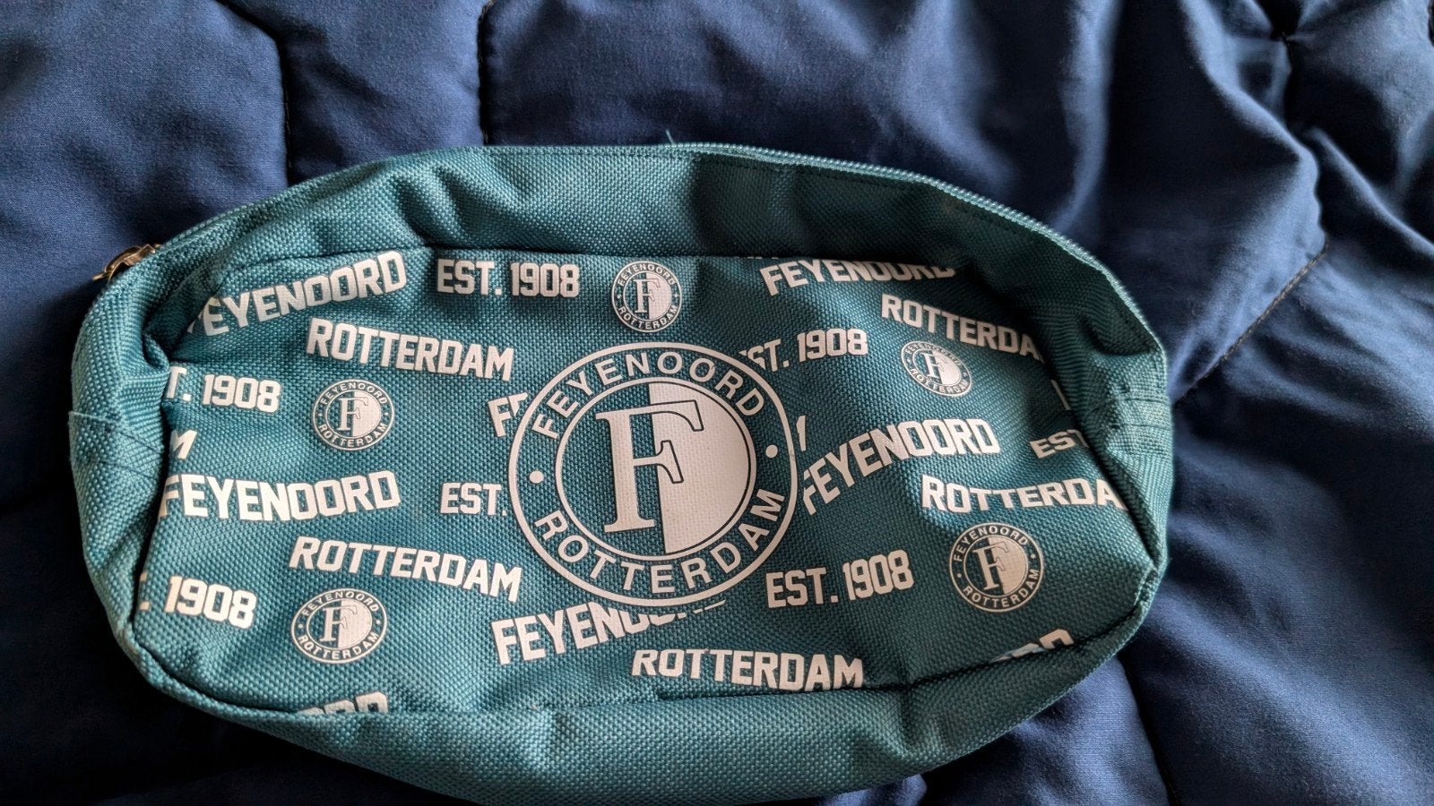 Feyenoord etui / toilettasje - Rotterdam Est. 1908, Sieraden, Tassen en Uiterlijk, Ophalen of Verzenden