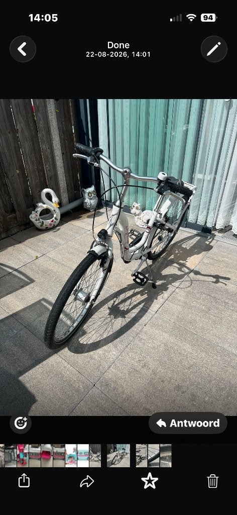 Meisjesfiets, Ophalen, Terugtraprem, Versnellingen, Gebruikt