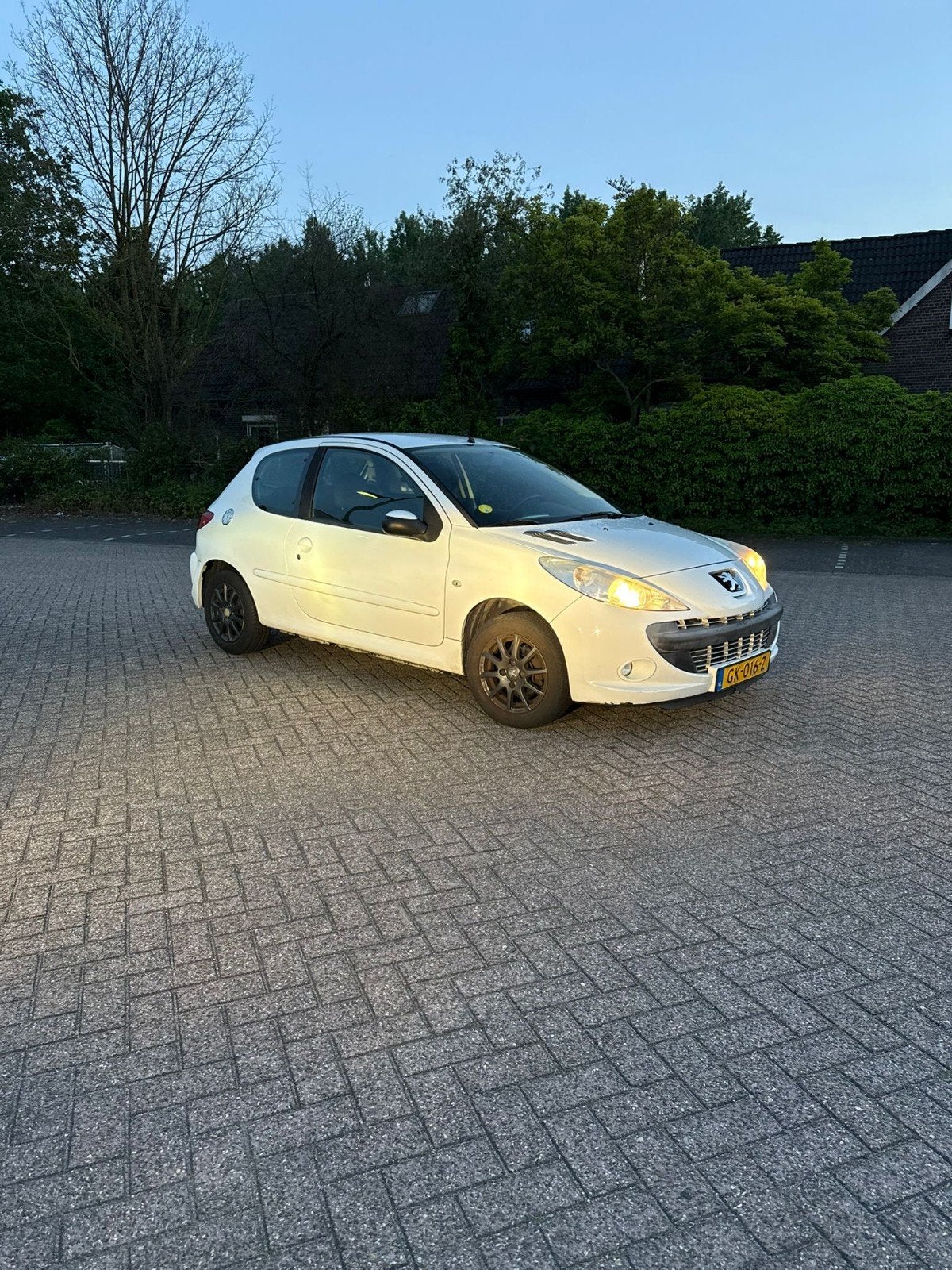 Peugeot 206+ 1.1 3D 2009 Wit, Auto's, Peugeot, Voorwielaandrijving, 206+, 31 €/maand, 4 cilinders