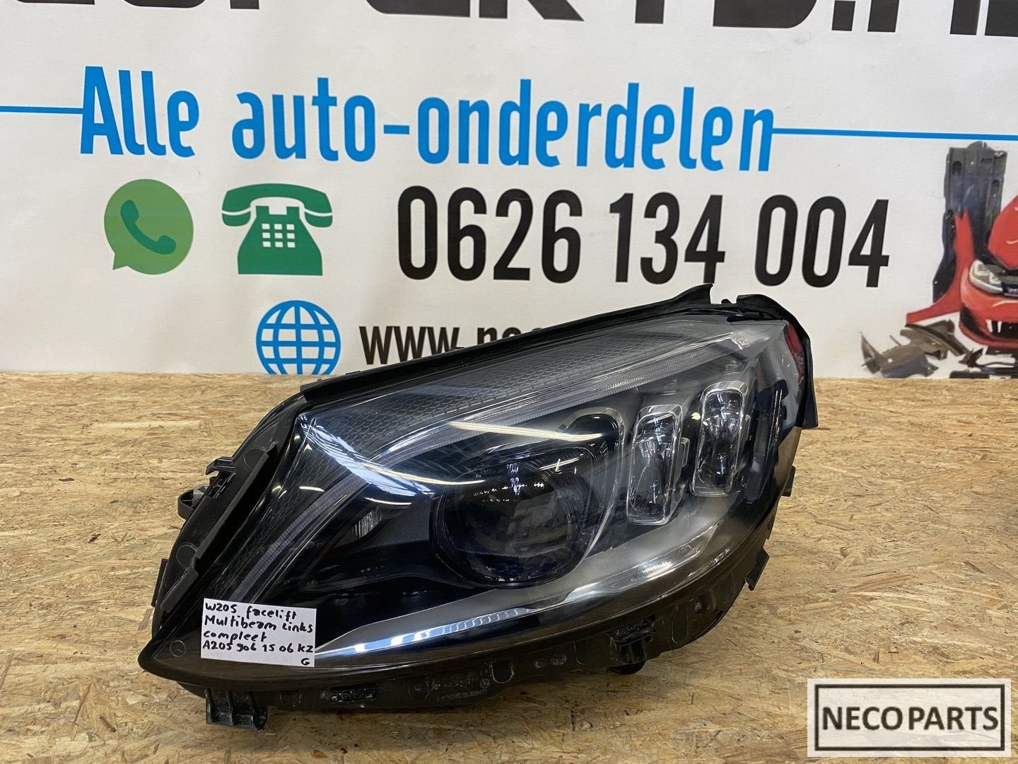 W205 facelift Multibeam led koplamp links A2059061506KZ, Gebruikt, -, Ophalen of Verzenden, -