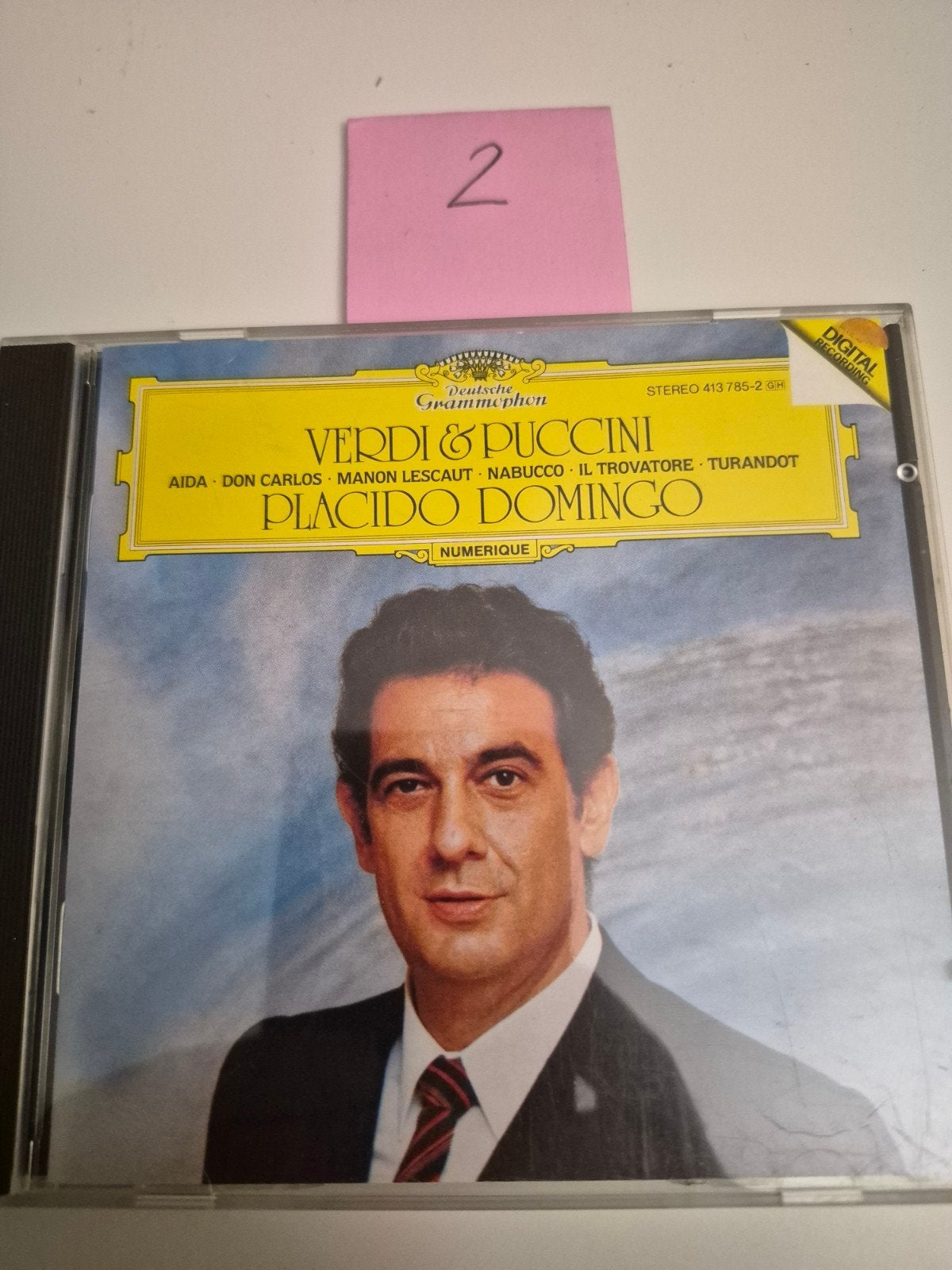 Verdi & Puccini - Placido Domingo (CD), Gebruikt, Verdi, Opera of Operette, Inclusief doosje