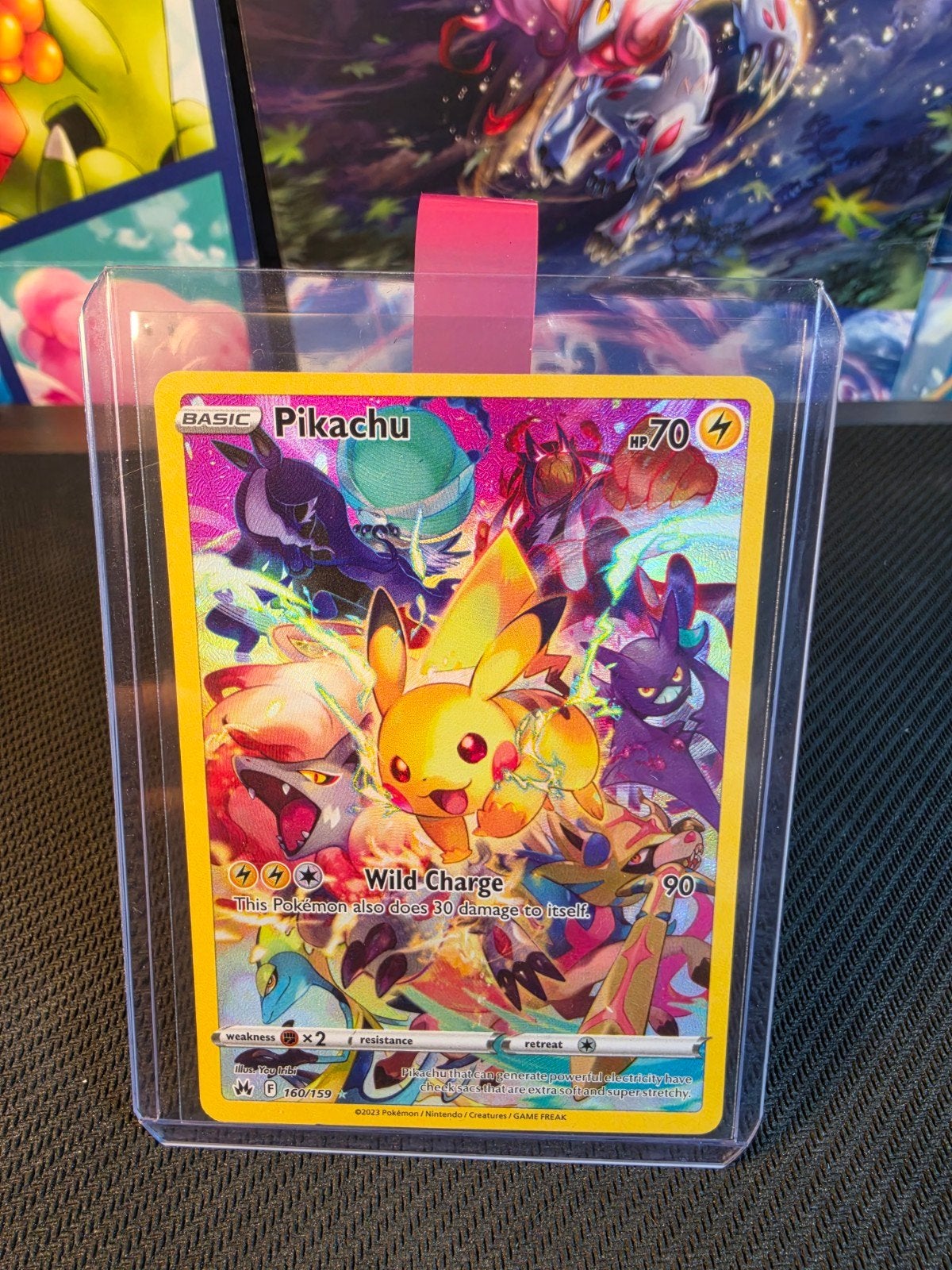 Pikachu 160/159 – Secret Rare uit Crown Zenith, Ophalen of Verzenden, Zo goed als nieuw