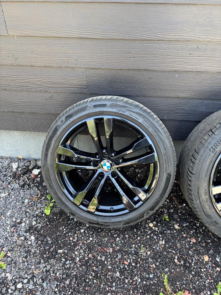 Orginele. BMW Zwarte 20 inch velgen, Ophalen, Gebruikt, Velg(en), Personenwagen