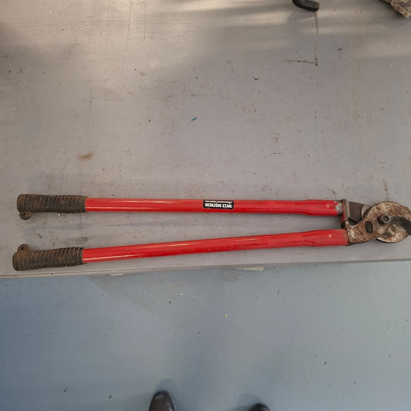 Grote betonschaar 750mm - Werkzeug Stahl, Doe-het-zelf en Verbouw, Ophalen of Verzenden, Gebruikt, Snijgereedschap, Overige merken