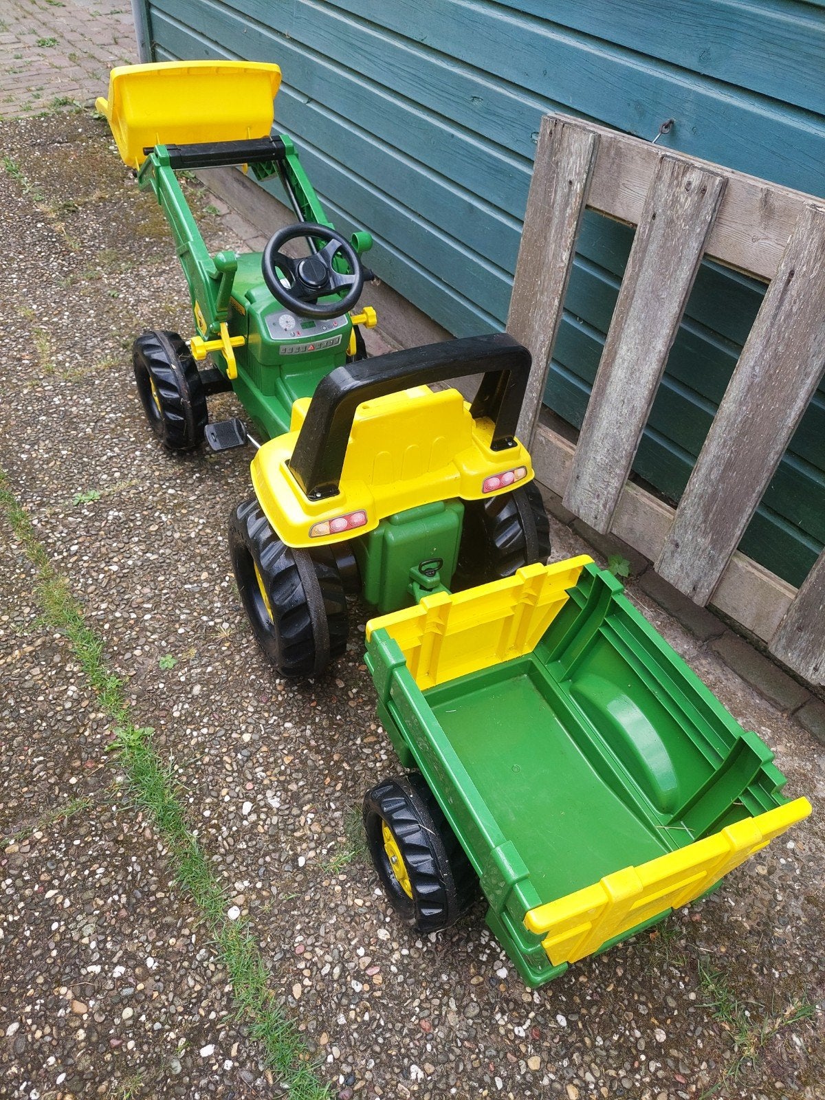 Rolly Toys John Deere Traptrekker met aanhanger, Kinderen en Baby's, Ophalen, Zo goed als nieuw