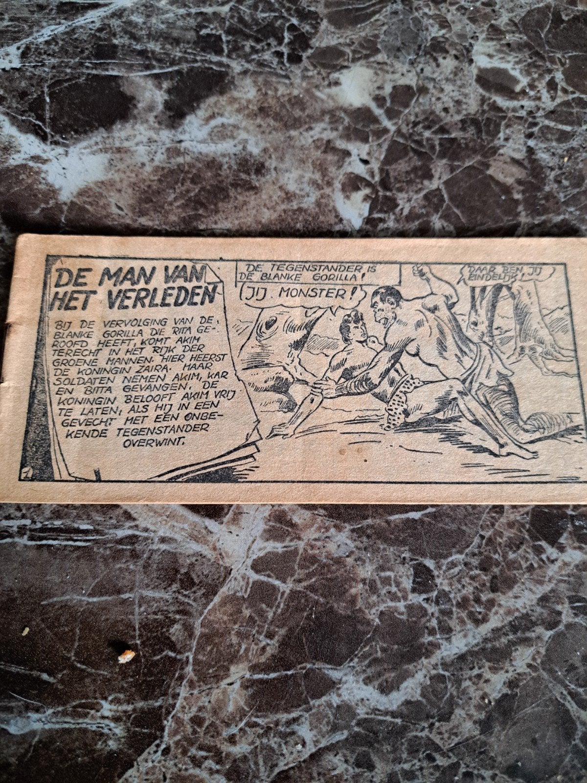 De Man van het Verleden - Akim stripboek, Boeken, Eén stripboek, Ophalen of Verzenden, Gelezen, Onbekend