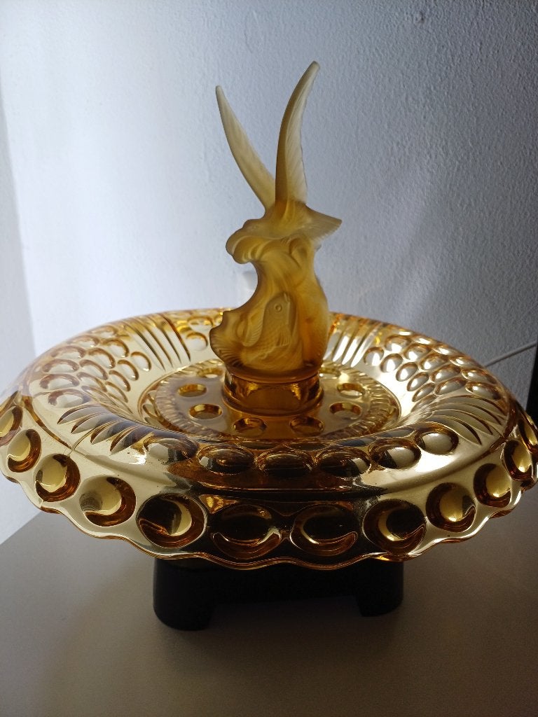 Walther tafelstuk Seagull 4 delig Amber kleurig, Ophalen