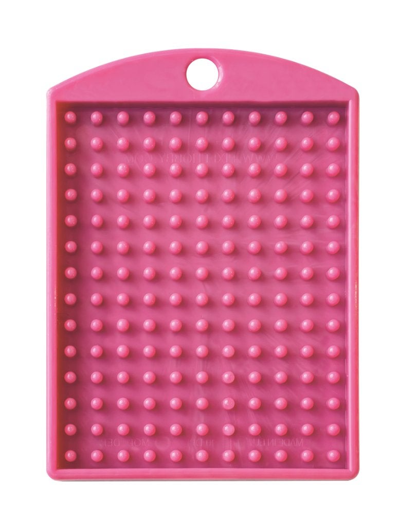 Pixelhobby medaillon plaatje 3 x 4 cm donkerroze, Roze, ., Nieuw, Ophalen of Verzenden