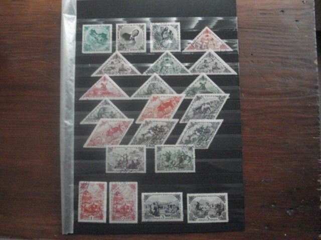 TANNA-TUVA 1933-1936 VERZAMELING OP KAARTEN, Ophalen of Verzenden, Buitenland