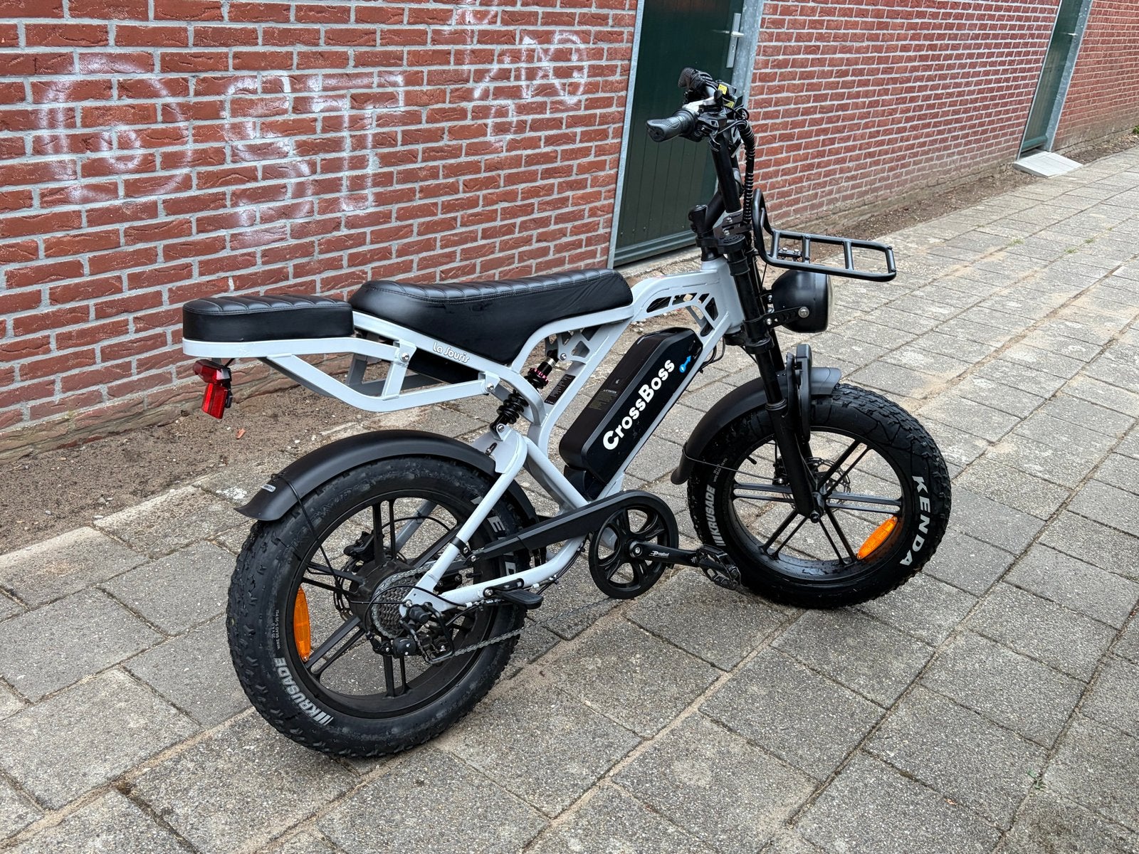 CrossBoss E-bike Fatbike - v20 pro speciaal met onderhoud, Nieuw, Minder dan 47 cm, 50 km per accu of meer, Ophalen
