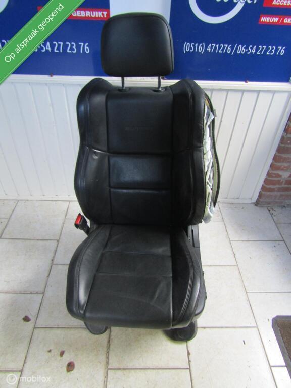 zwart lederen leer stoel jeep cherokee grand cherokee, Jeep, Gebruikt, Jeep, Ophalen of Verzenden