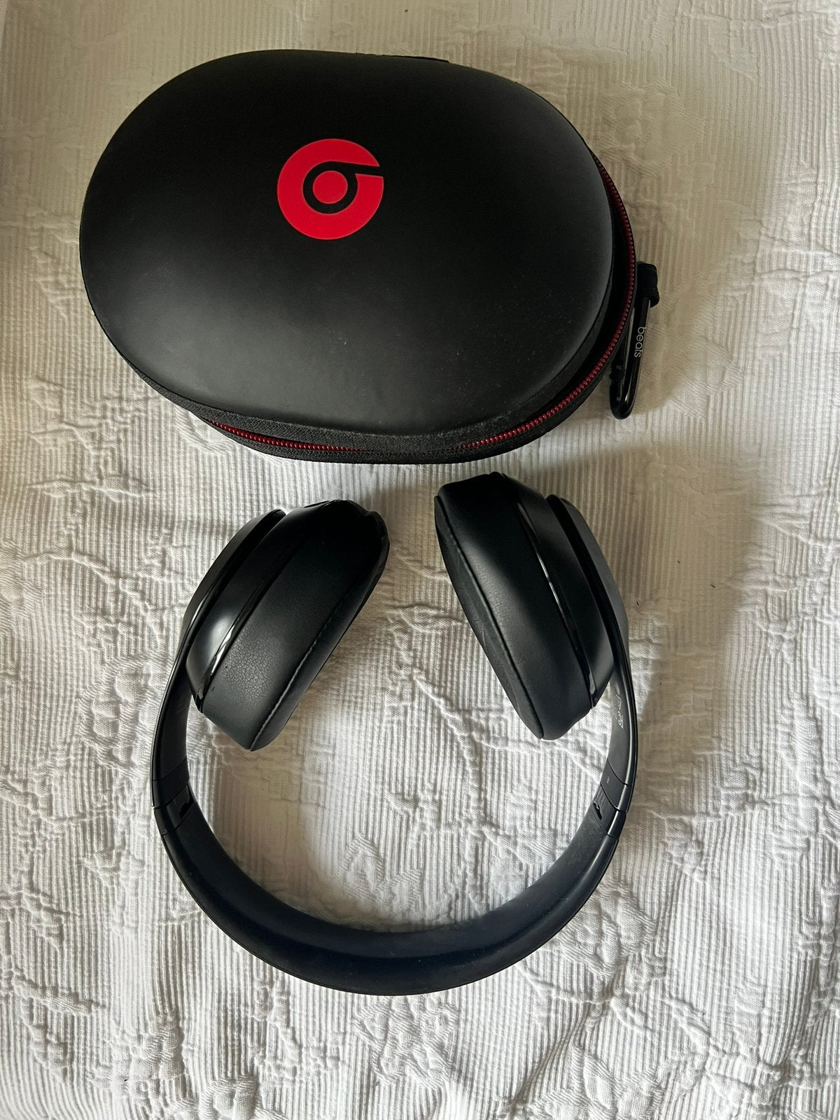 Beats by Dre Studio 2 Wireless (zwart) — incl. case/kabel, Ophalen of Verzenden, Zo goed als nieuw, Beats, Draadloos