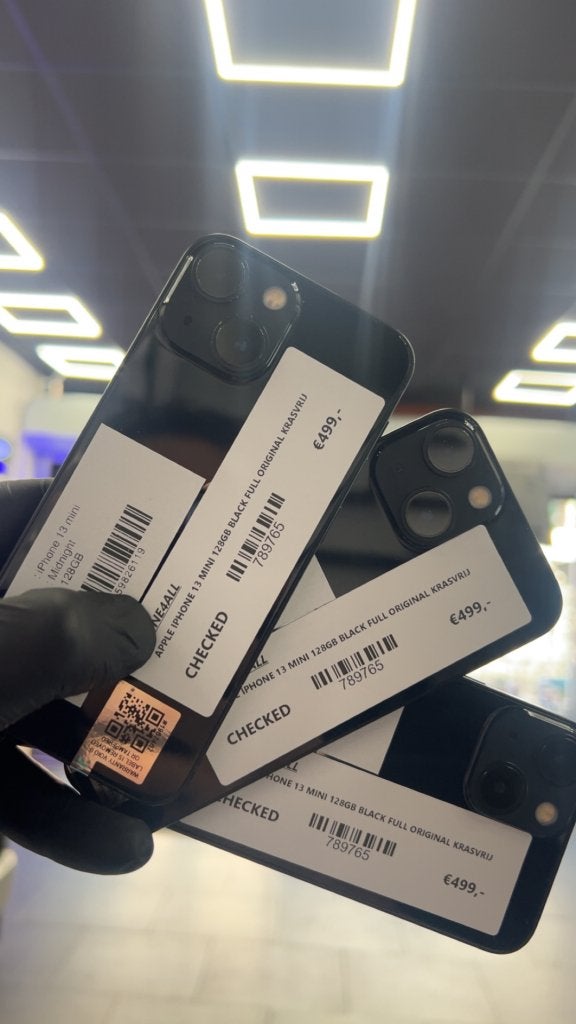 APPLE IPHONE 13 MINI 128GB BLACK, Niet ingevuld, 128 GB, Overige modellen, Zwart