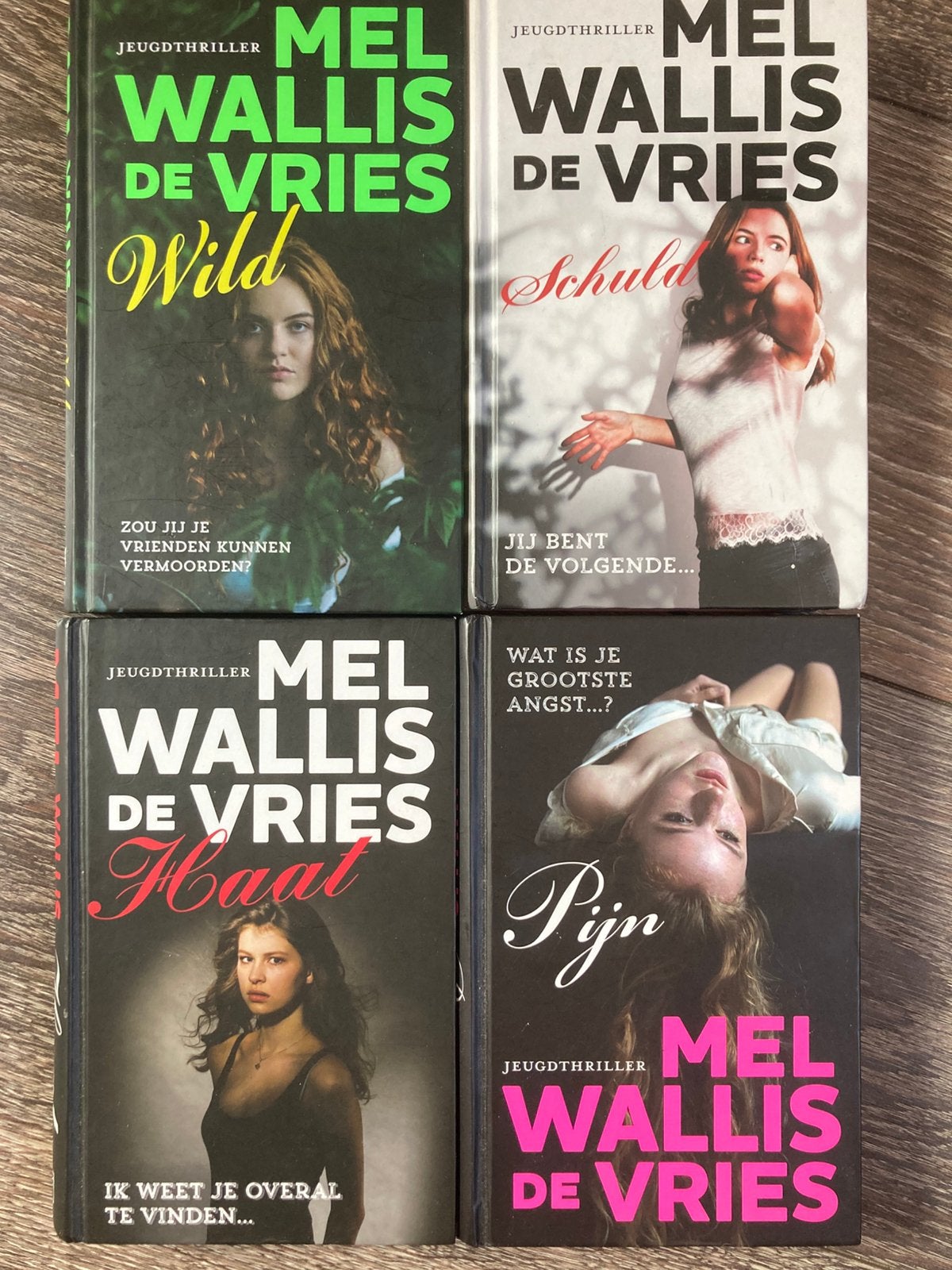 Mel Wallis de Vries 4 boeken: wild, schuld, haat en pijn, Ophalen of Verzenden, Nieuw, Non-fictie
