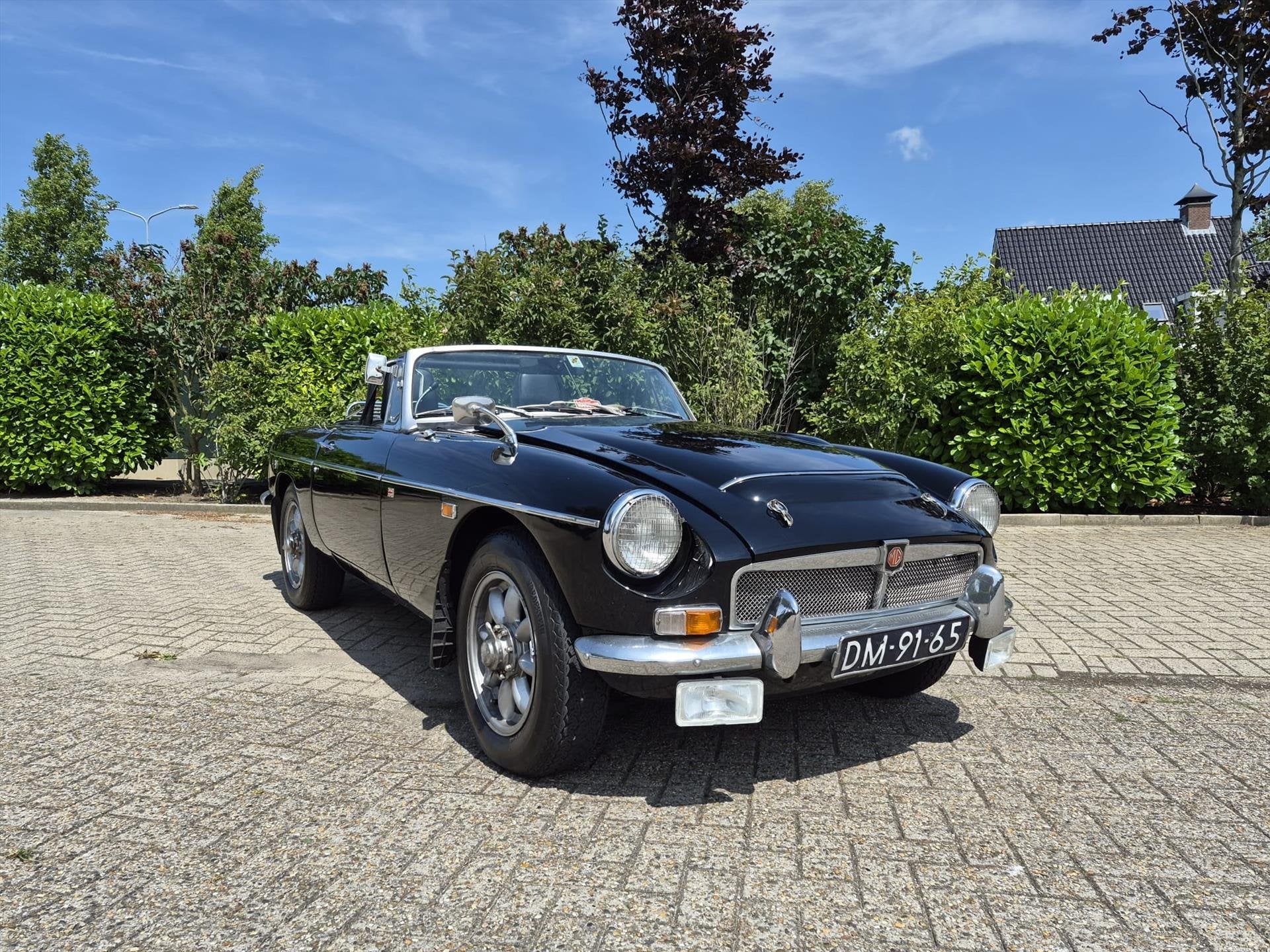 MG Mgc Roadster 6-cilinder (met rolkooi) - 1969, Zwart, Cabriolet, Zwart, Bedrijf