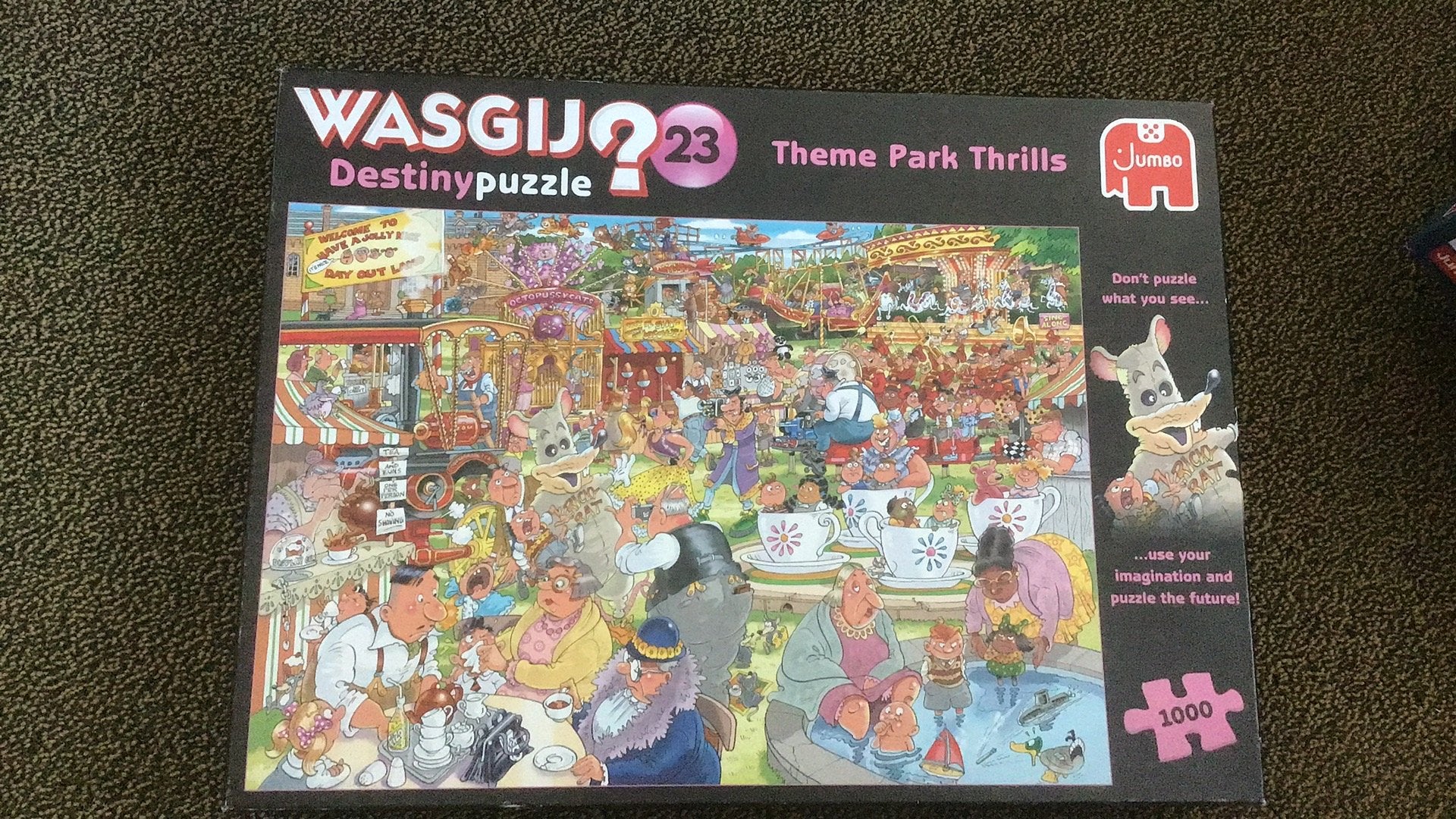 Wasglij puzzel, Ophalen, 500 t/m 1500 stukjes, Gebruikt, Legpuzzel
