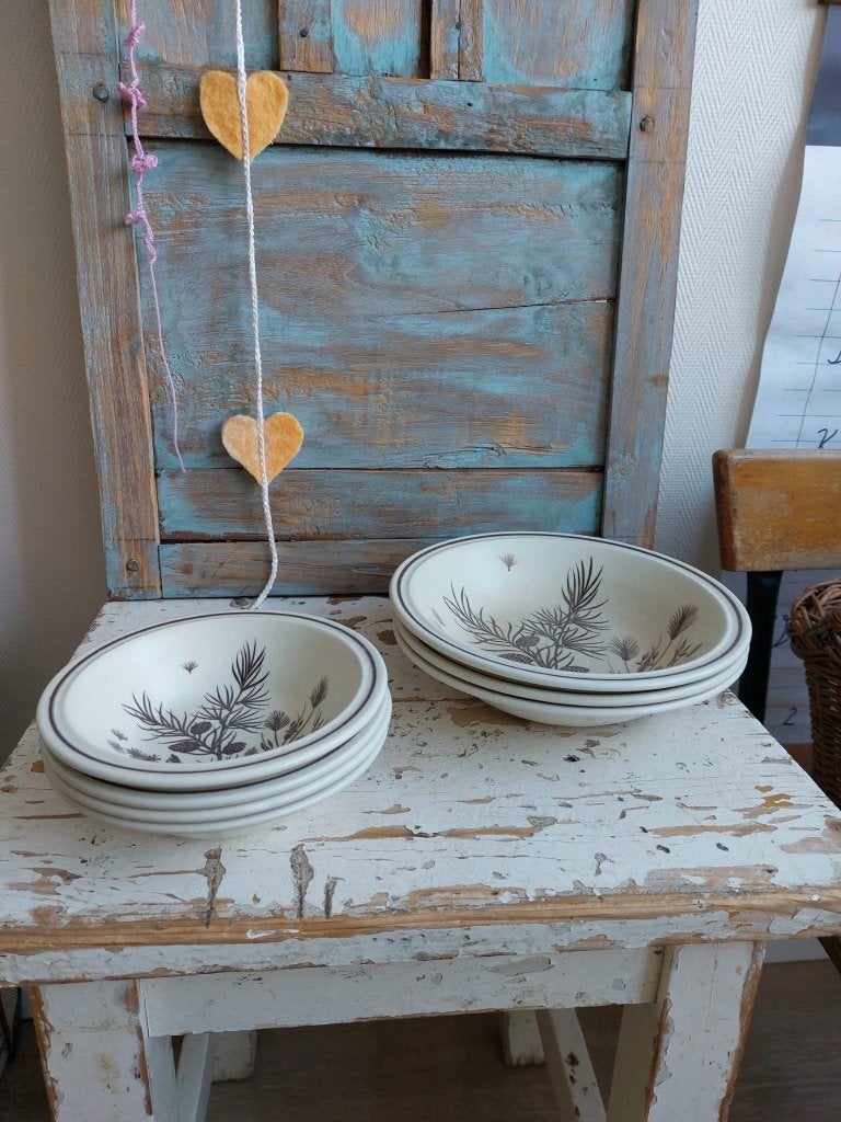 Vintage schaaltjes en diepe bordjes van Pinewood Grindley, Ophalen of Verzenden