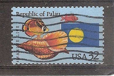 USA, Palau, 1995., Ophalen of Verzenden, Gestempeld, Noord-Amerika