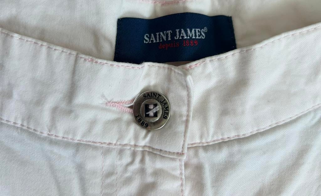 Saint James broek, katoen, maat 42, Kleding | Dames, Maat 42/44 (L), Ophalen of Verzenden, Zo goed als nieuw, Roze