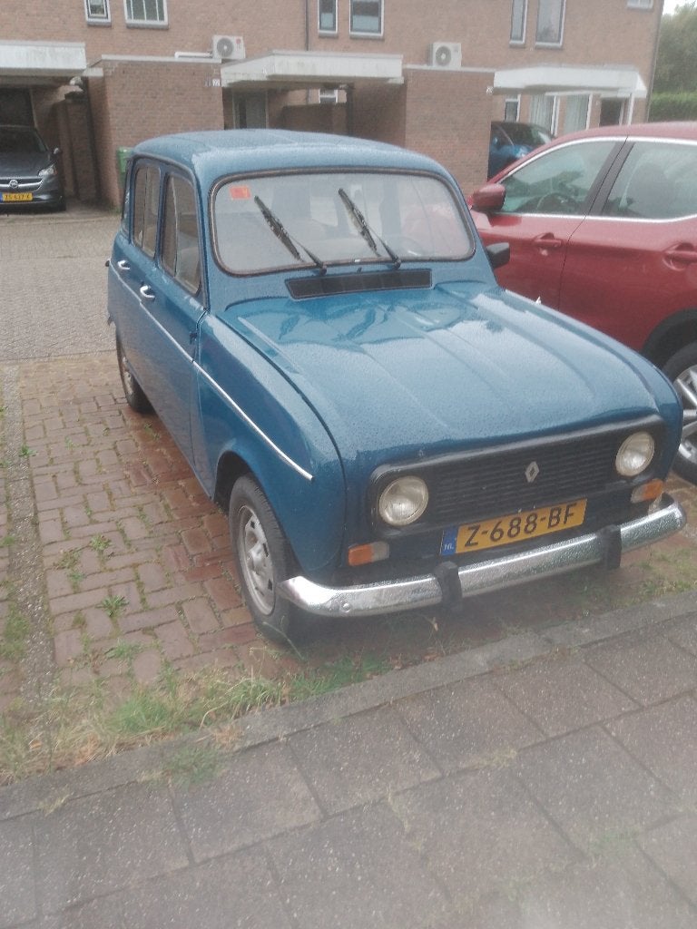Renault 4 1980 Blauw, 396 kg, Stof, 1090 kg, Beige