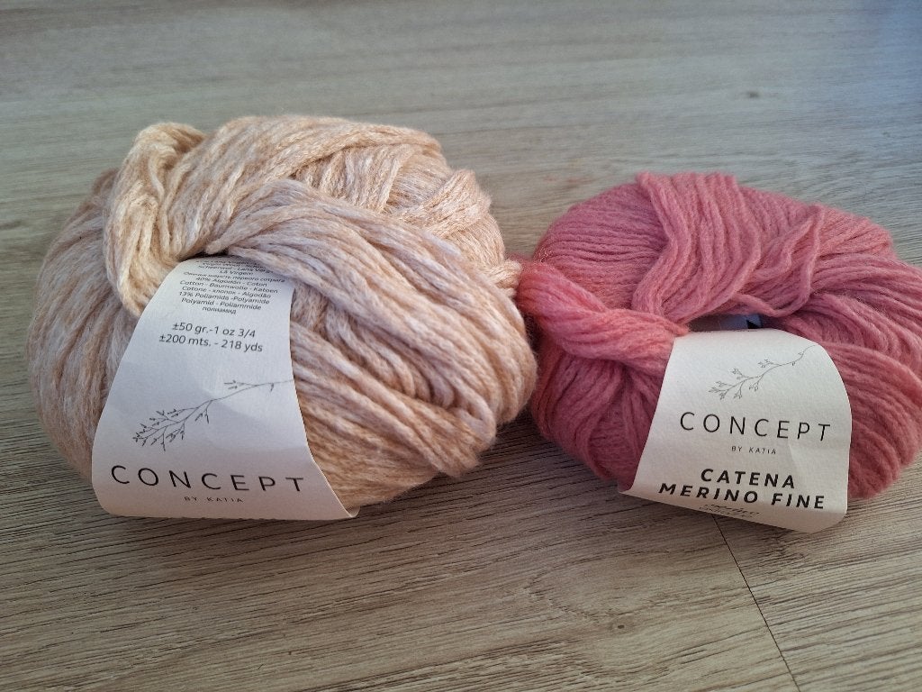 Katia Merino en katoen, Ophalen of Verzenden, Nieuw, Breien of Haken, Wol of Garen