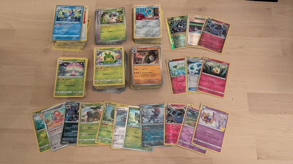 400 Pokemon kaarten bulk SWSH SV XY holo rare mix, Ophalen of Verzenden, Gebruikt, Meerdere kaarten
