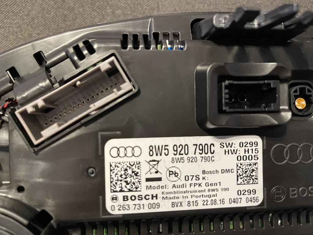 Virtueel digitale teller audi a4 8W5920790C  2019, Auto-onderdelen, Dashboard en Schakelaars, Ophalen of Verzenden, Gebruikt, Audi