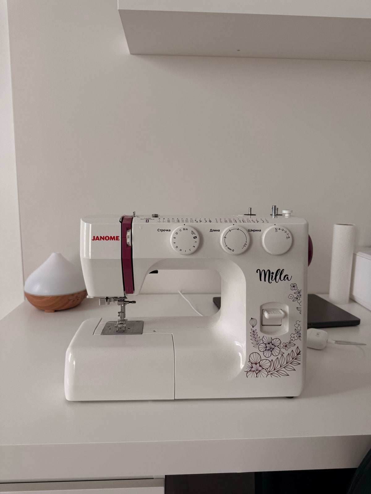 Janome Milla Naaimachine - Zo goed als nieuw, Ophalen, Zo goed als nieuw, Naaimachine, Janome