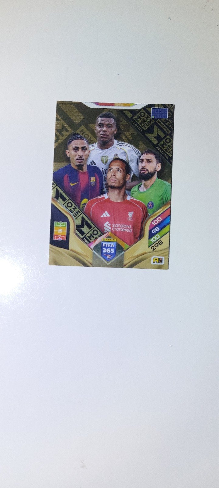 voetbal momentum kaart, Ophalen of Verzenden, Poster, Plaatje of Sticker