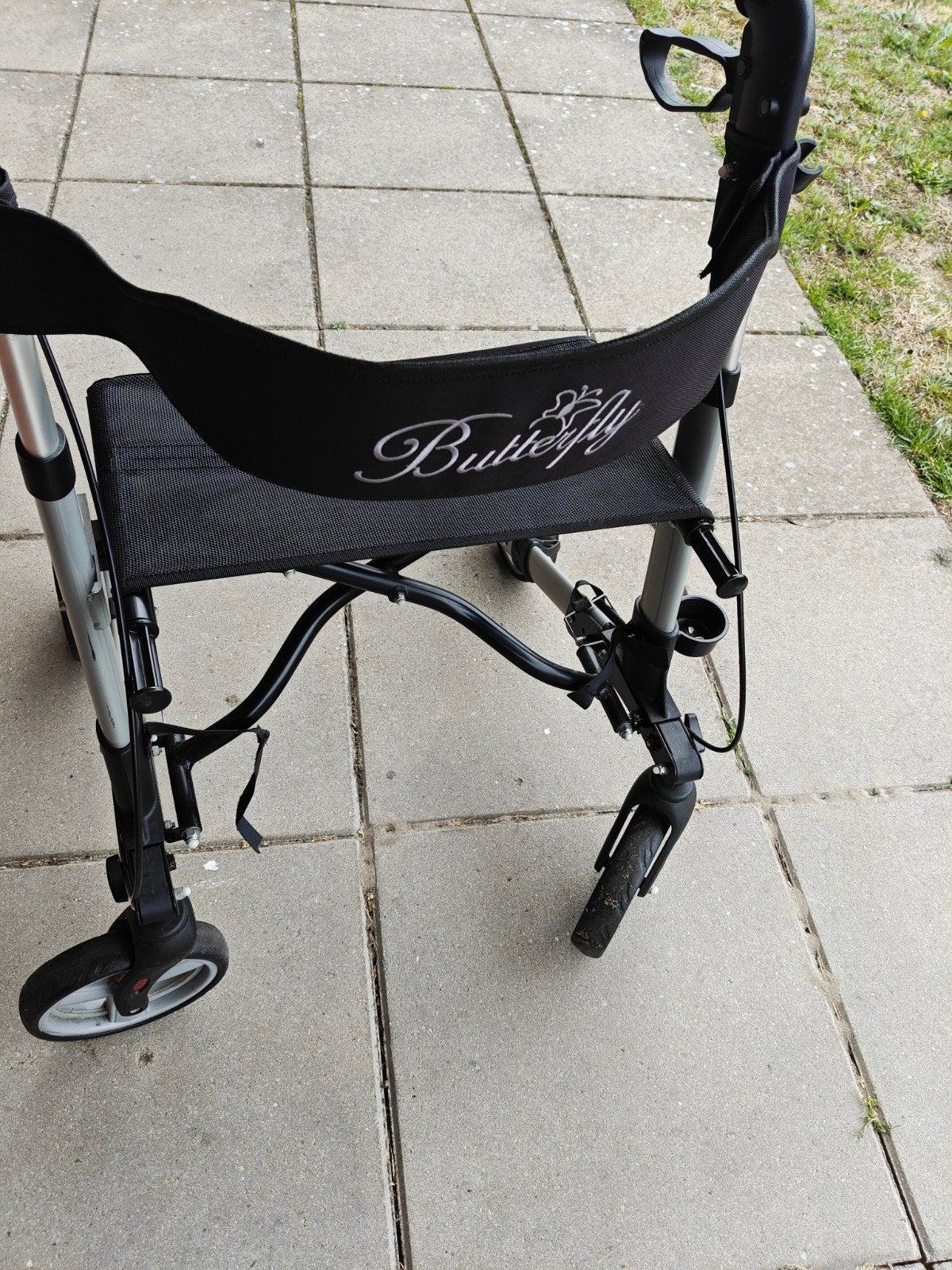 Rollator Butterfly dubbel opvouwbaar, Ophalen, Opvouwbaar