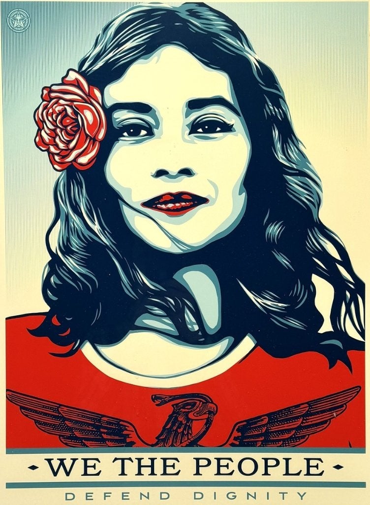 276. Grafiek, Shepard Fairey - “We the People”, 2017, Ophalen