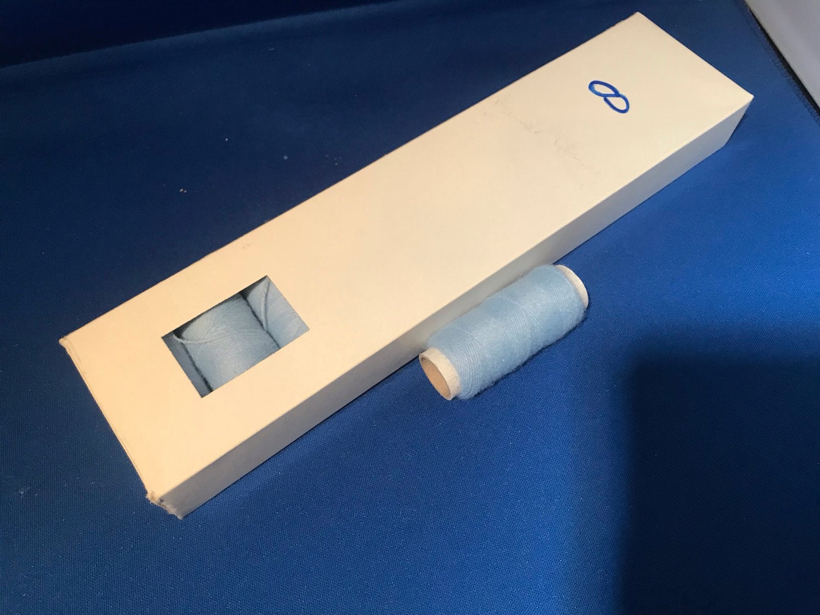 1 rol punch wol - lichtblauw 8, Ophalen of Verzenden, Nieuw