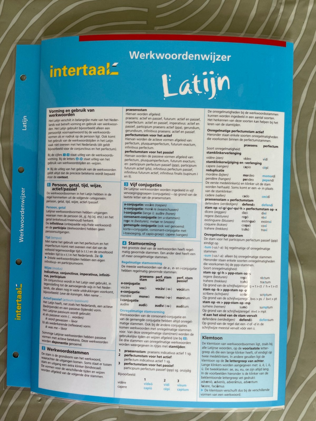Intertaal Grammaticawijzer & Werkwoordenwijzer Latijn, Boeken, Ophalen of Verzenden, Zo goed als nieuw, Non-fictie