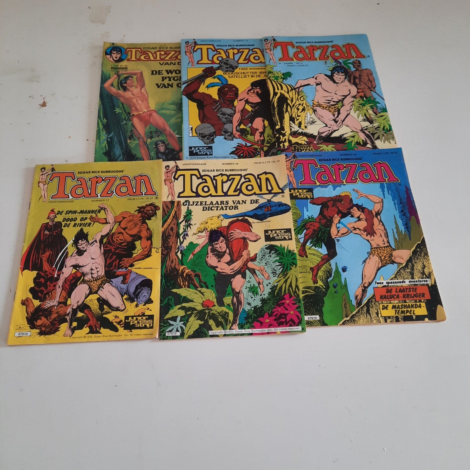 Tarzan Stripboeken Collectie - Diverse Nummers, Boeken, Meerdere stripboeken, Ophalen of Verzenden, Gelezen