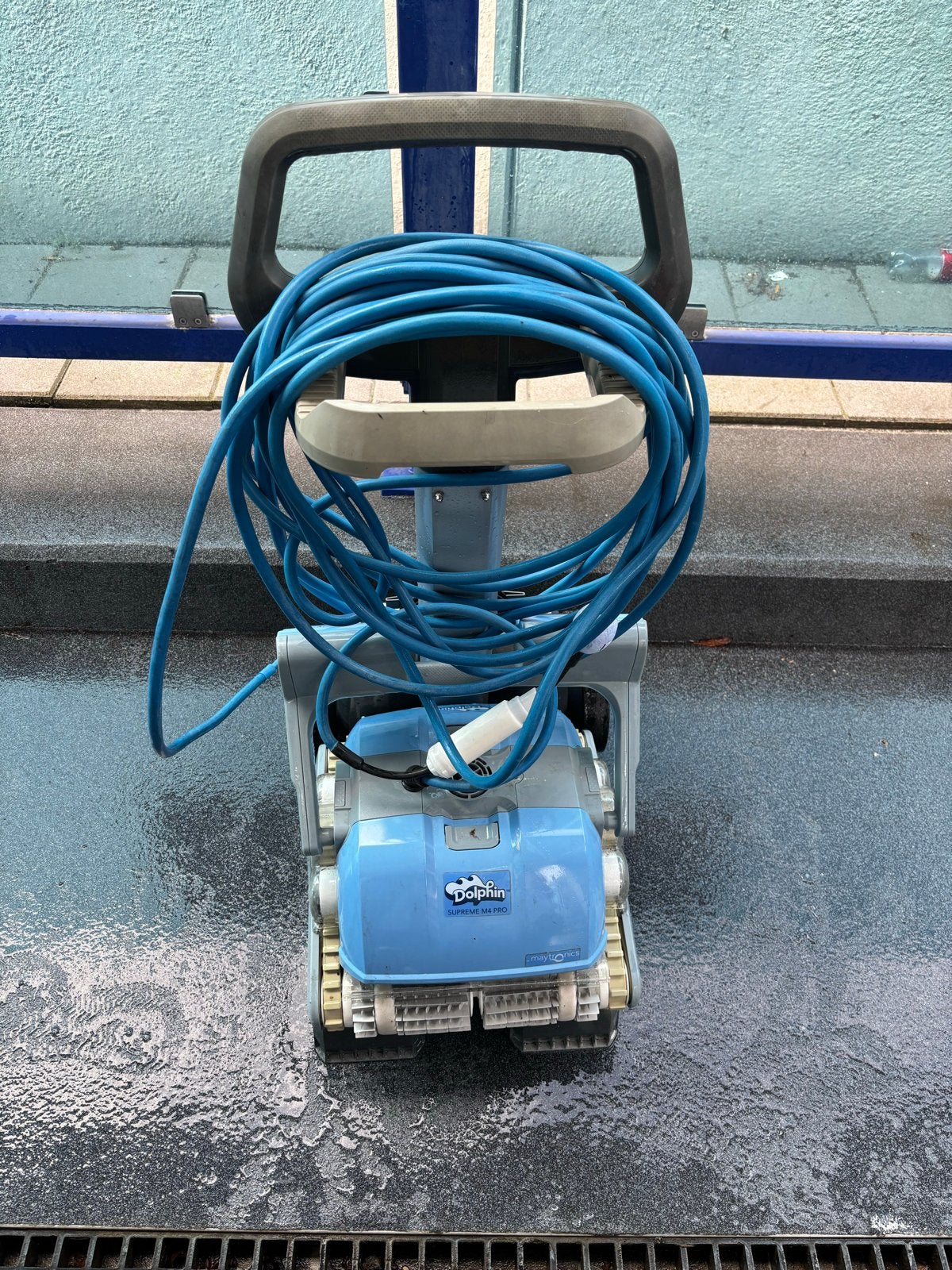 Dolphin Supreme M4 Pro Zwembadrobot - Maytronics, Ophalen, Gebruikt, Zwembadpomp