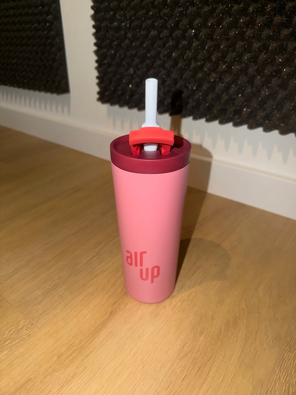 Roze air up drinkfles, Sport en Fitness, Ophalen of Verzenden, Zo goed als nieuw