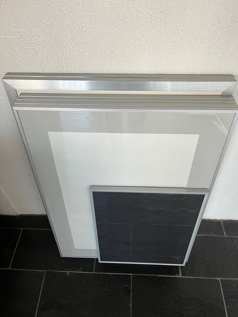 Fotolijsten aluminium div. formaten, Ophalen, Zo goed als nieuw