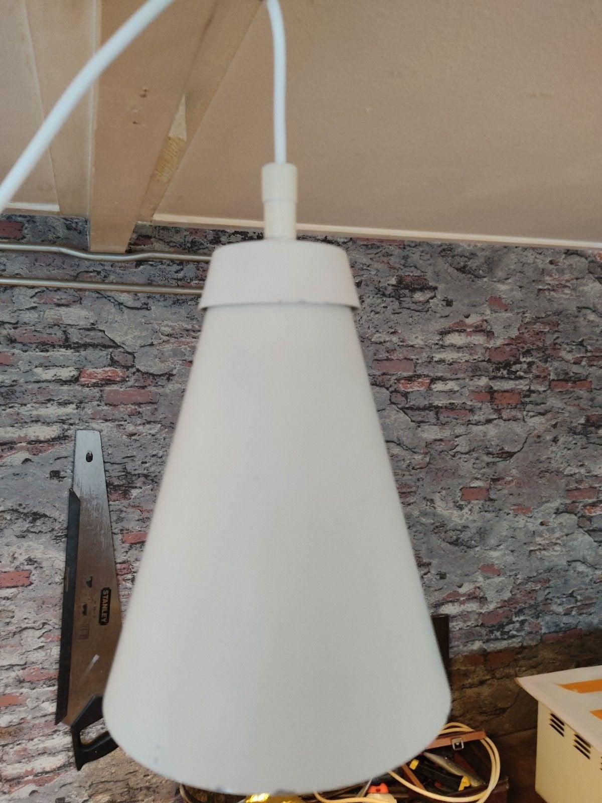 Vintage Philips hanglampen 12 stuks, Ophalen, Gebruikt, Metaal, E27 (groot)