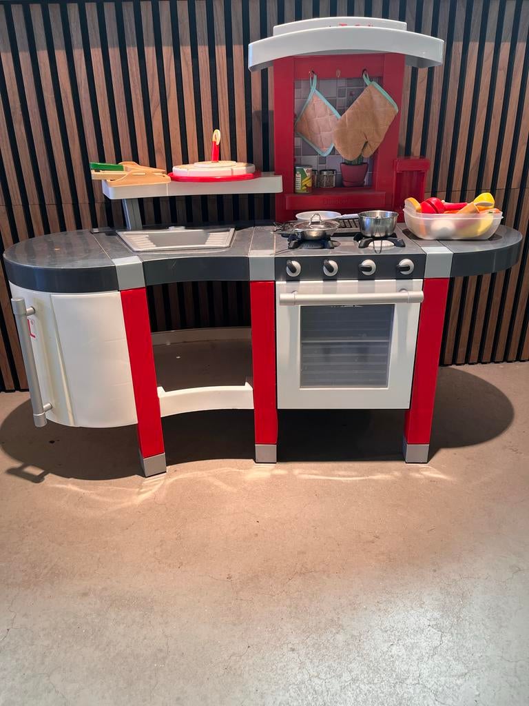 Smoby Speelkeuken met Accessoires - Zo goed als nieuw, Ophalen of Verzenden, Zo goed als nieuw, Kunststof, Speelkeuken
